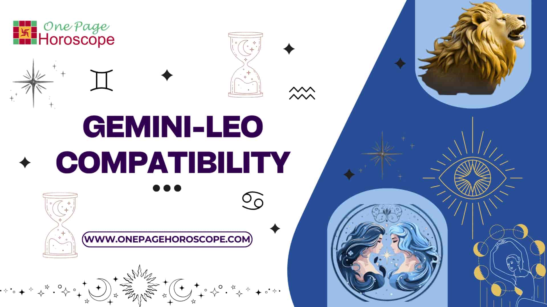 Gemini and Leo Zodiac Compatibility