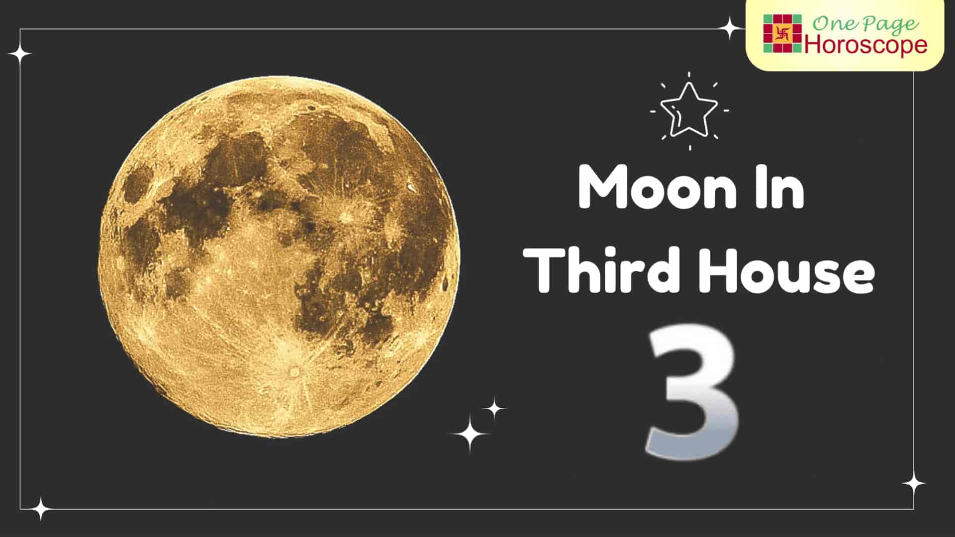 moon in third house