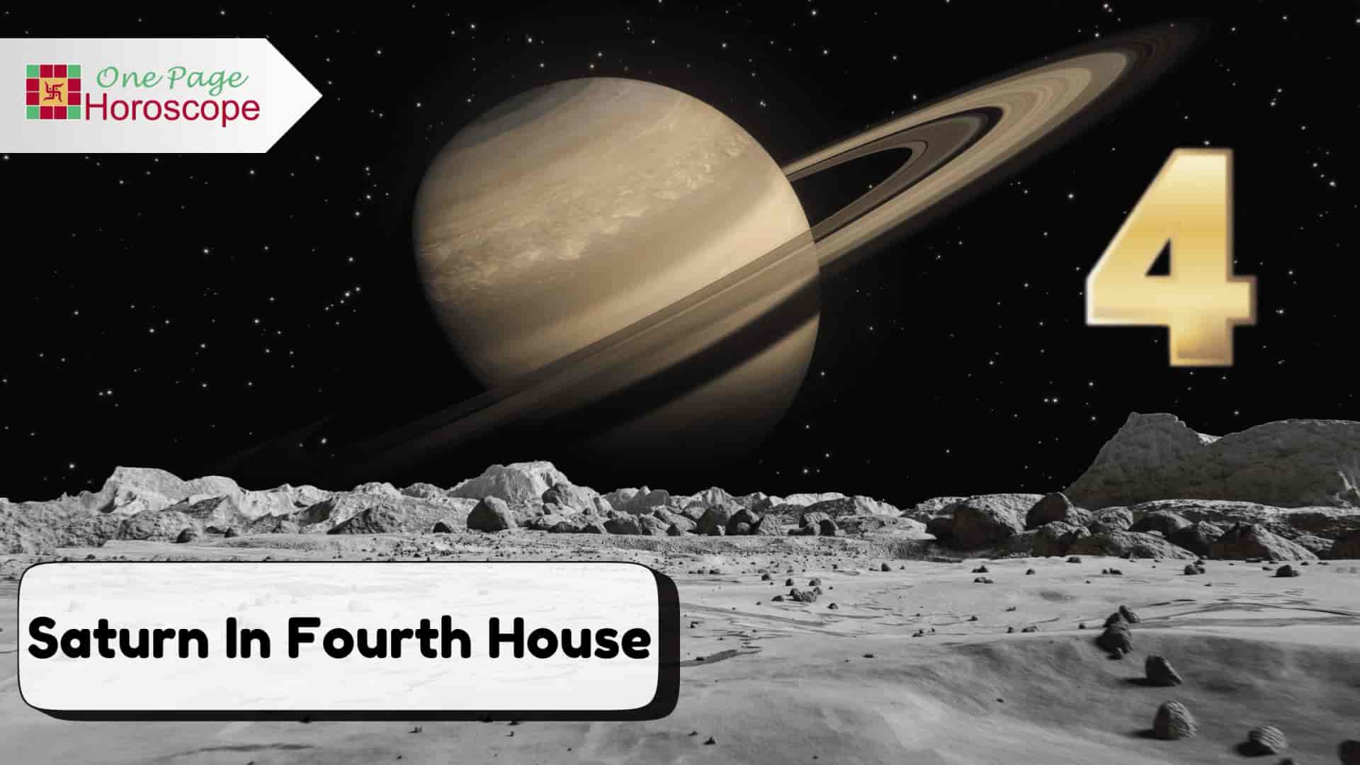 saturn in fourth house