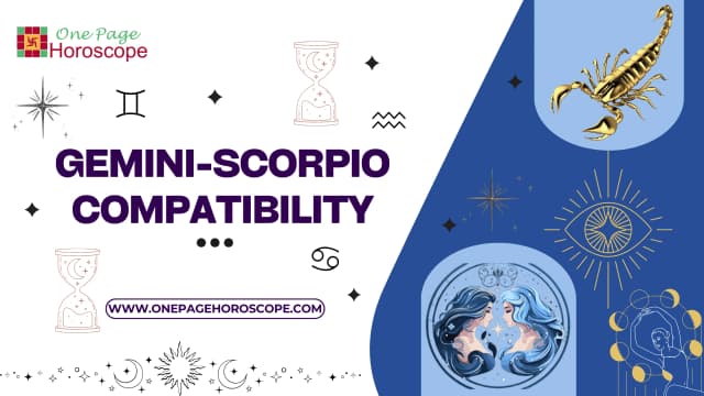 gemini and scorpio Zodiac Compatibility