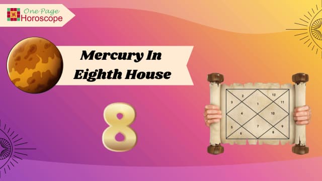 mercury in eighth house