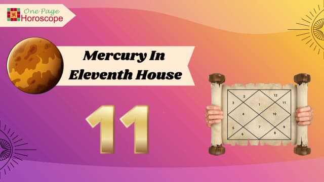 mercury in eleventh house