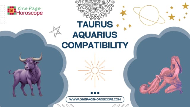taurus aquarius compatibility