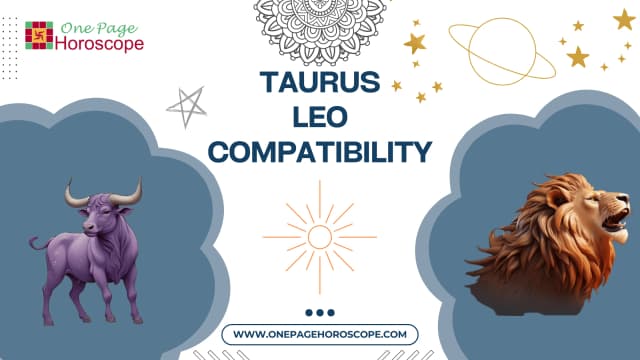 tauru and leo zodiac compatibility