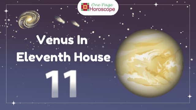 venus in eleventh house