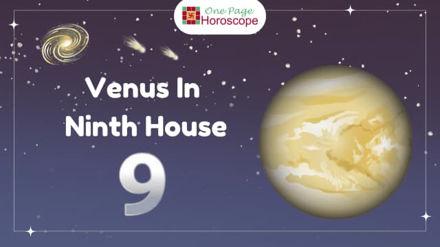 venus in ninth house