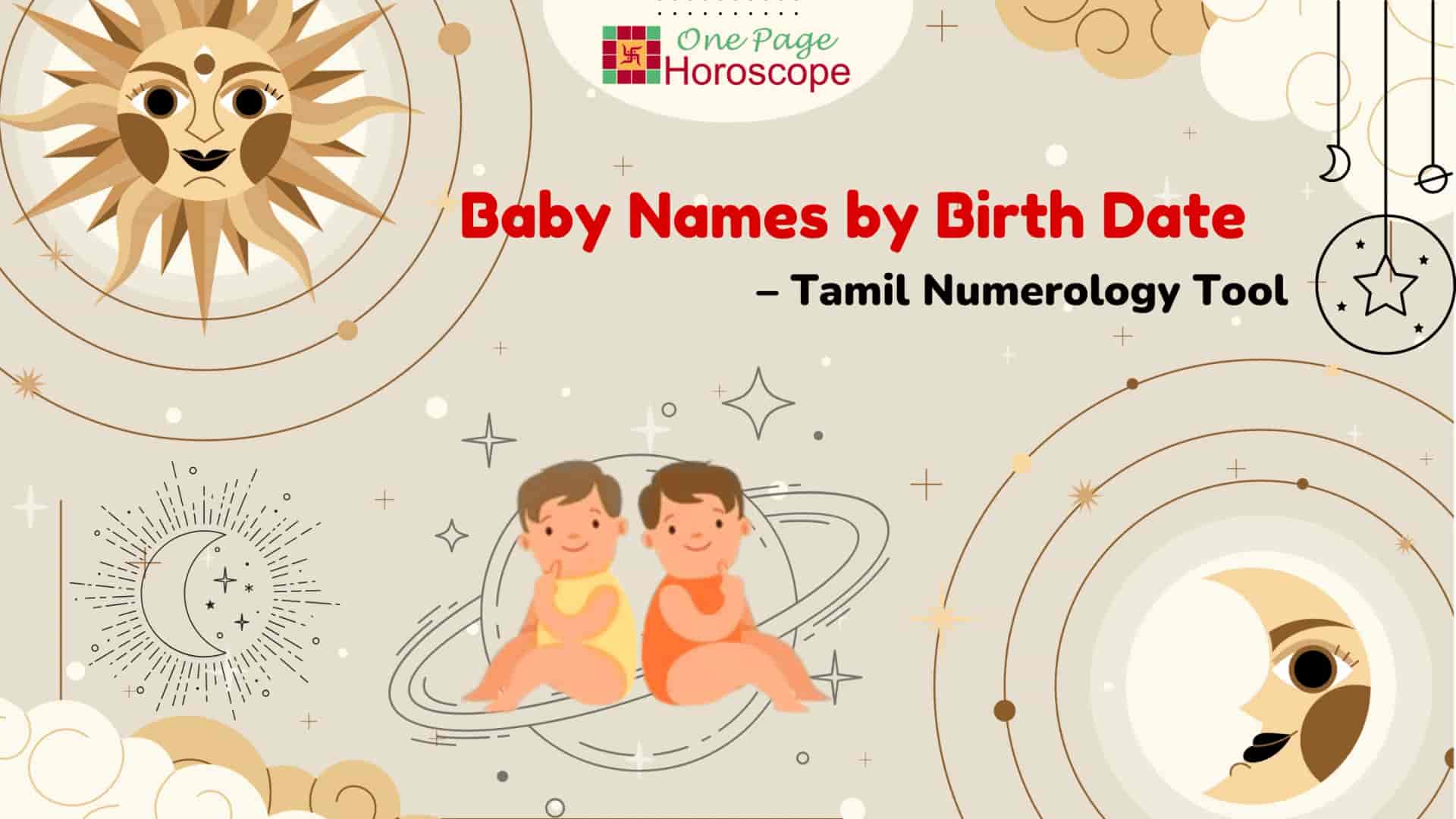 tamil numerology baby names