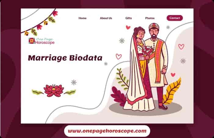 marriage bio data format tamil