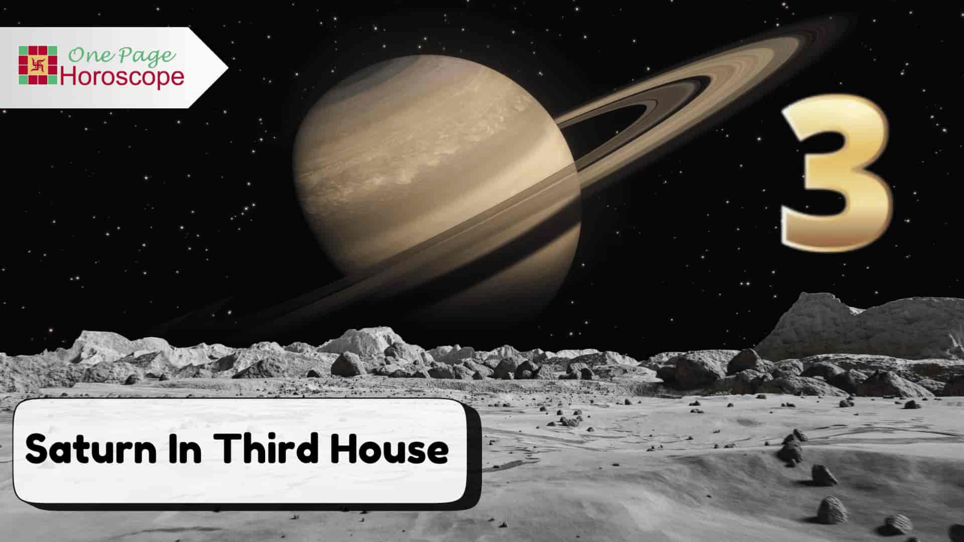 saturn in third house